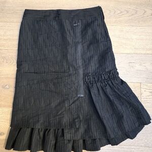 SPANNER Black Asymmetrical Skirt